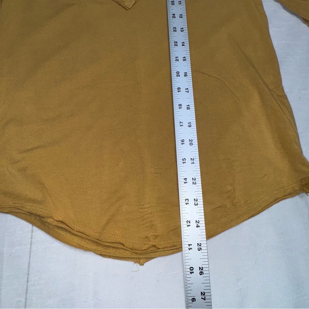 We The Free Moon Dance Longsleeve Shirt Size Small Mustard Yellow - Picture 5 of 8